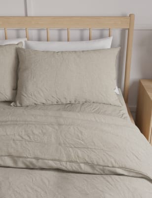 2pk Pure Linen Pillowcases