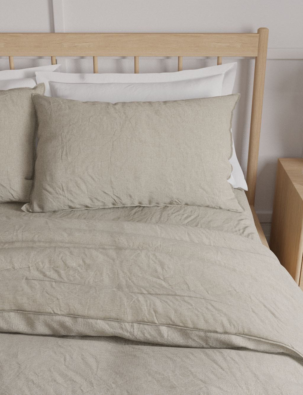 2pk Pure Linen Pillowcases