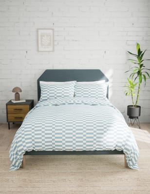 Cotton Rich Geometric Bedding Set - AL