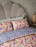 Comfortably Cool Lyocell Rich Floral Ikat Bedding Set