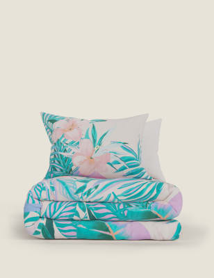 

Pure Cotton Sateen Tropical Bedding Set - Multi, Multi