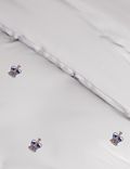 Pure Cotton Crown Embroidered Bedding Set