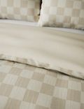Pure Cotton Checked Bedding Set