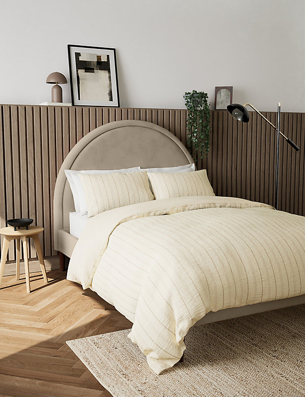 Pure Cotton Striped Bedding Set - DE