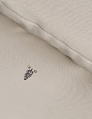 

Ropa de cama con bordado de cebra 100% algodón - Natural, Natural