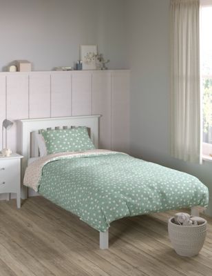 M&S Floral Cotton Blend Bedding Set - DBL - Multi, Multi