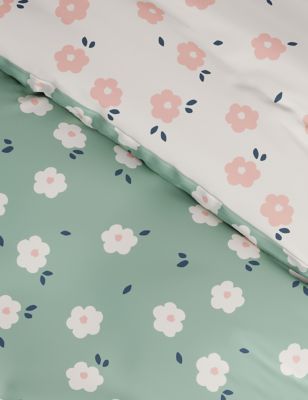 Floral Cotton Blend Bedding Set