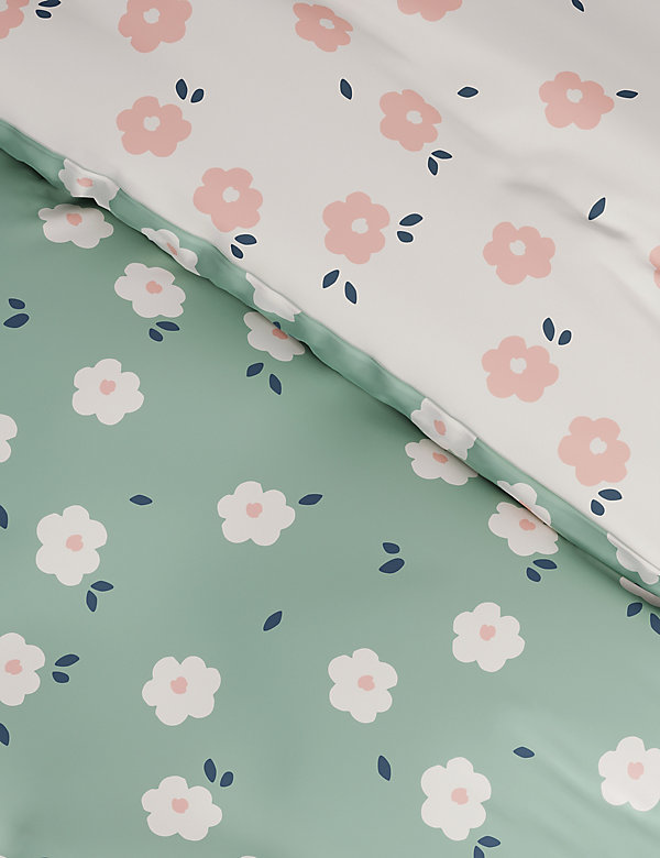 Cotton Blend Floral Bedding Set - LU