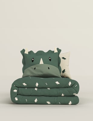 Cotton Blend Dinosaur 3D Bedding Set M&S US