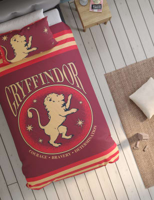 

M&S Collection Gryffindor Cotton Blend Bedding Set - Burgundy, Burgundy