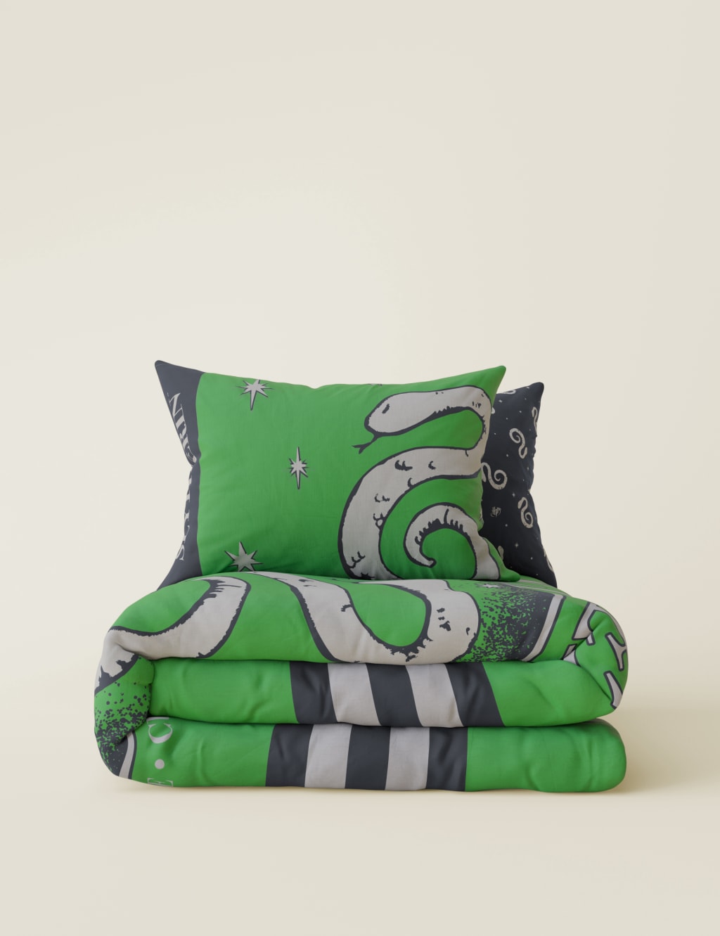 Slytherin Cotton Blend Bedding Set image 2