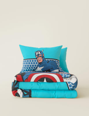 Captain America™ Cotton Blend Bedding Set