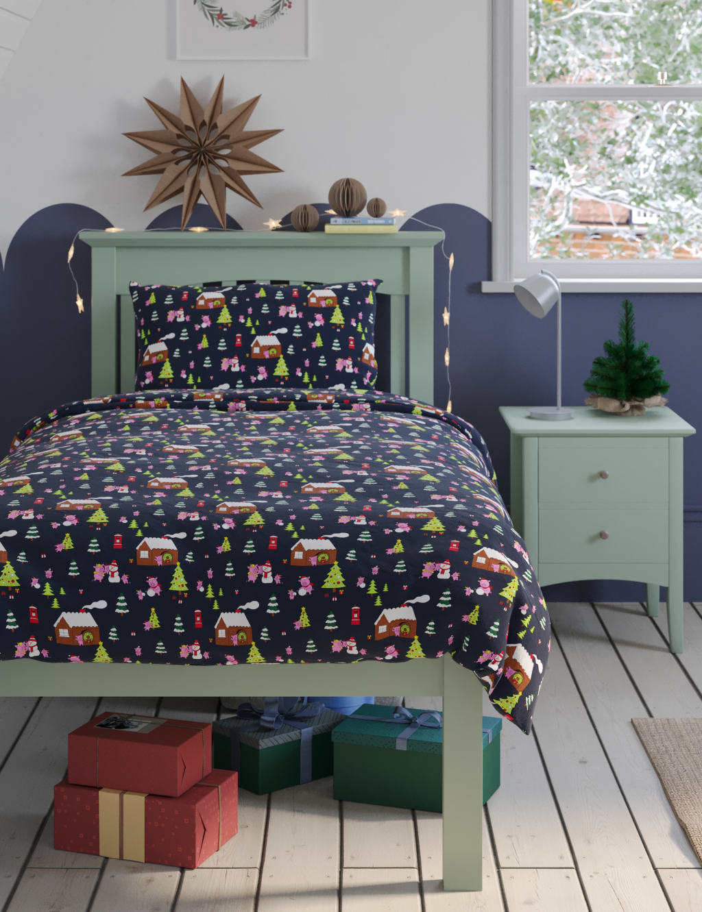 Percy Pig™ Brushed Cotton Bedding Set image 1