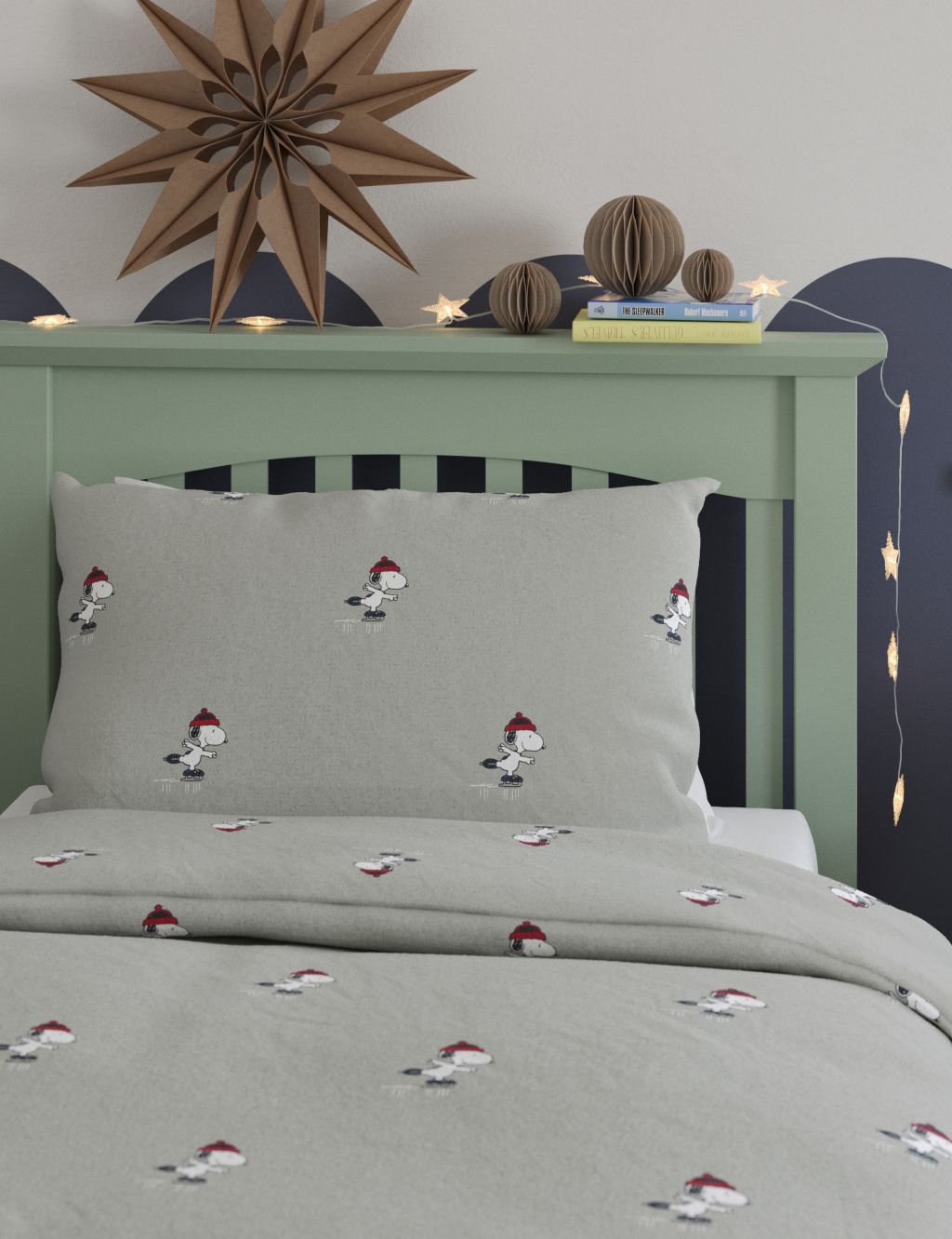 Pure Brushed Cotton Snoopy™ Bedding Set image 3
