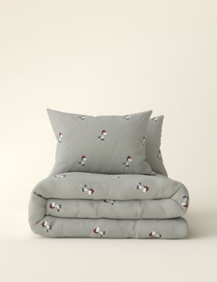 Pure Brushed Cotton Snoopy™ Bedding Set
