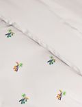 Pure Cotton Toucan Embroidered Bedding Set