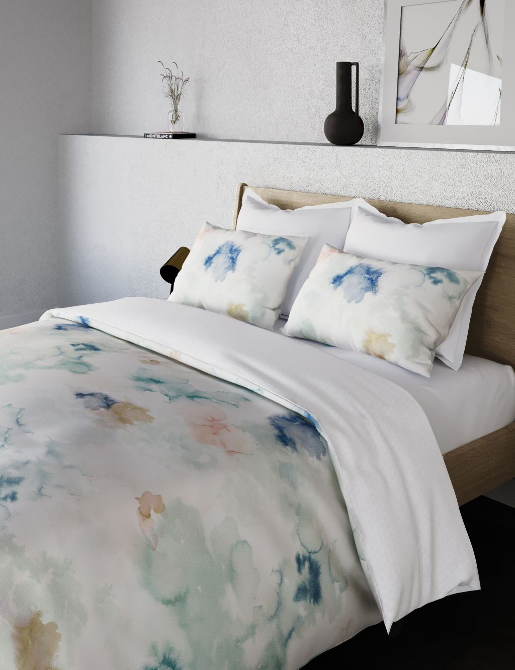 Pure Cotton Abstract Ink Bedding Set image 4