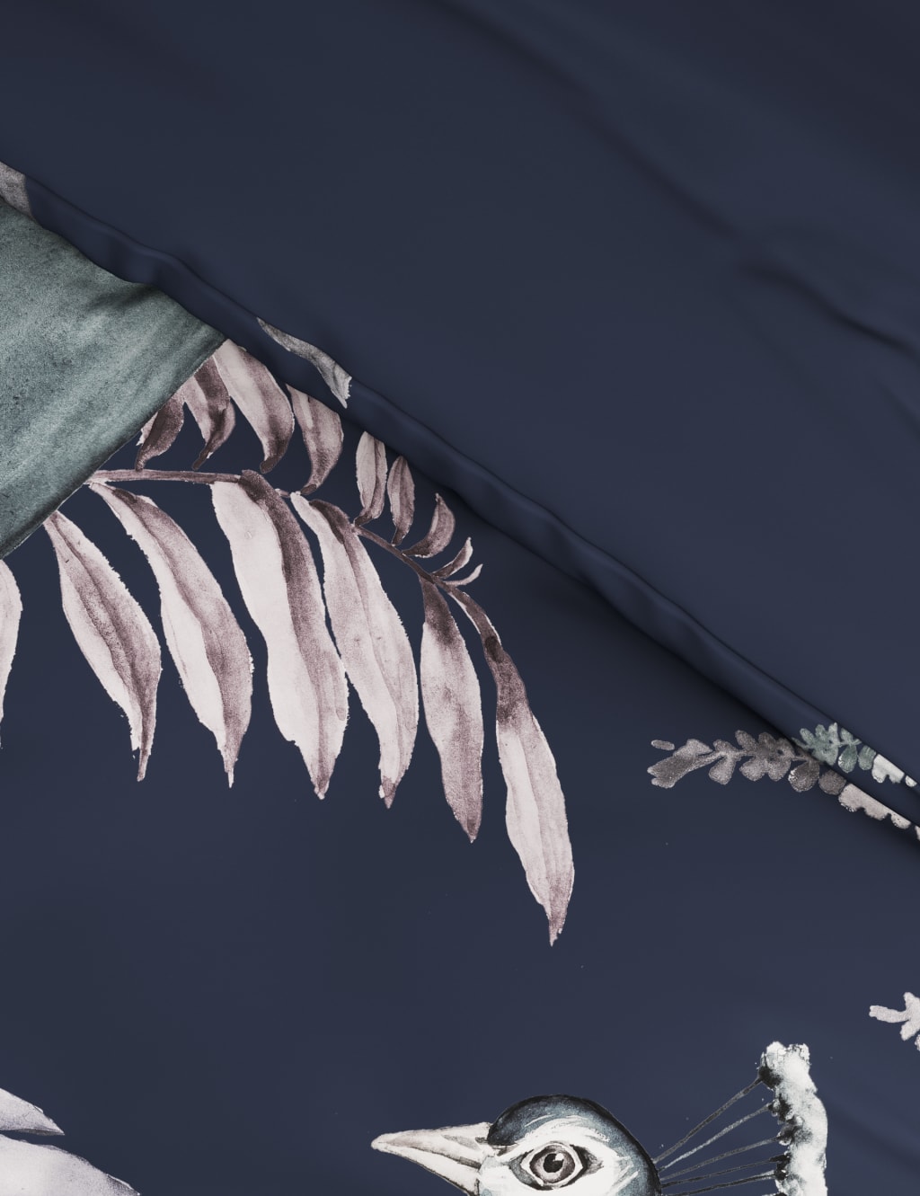 Pure Cotton Sateen Peacock Bedding Set image 2