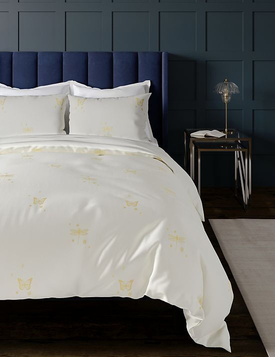 Pure Cotton Dragonfly Bedding Set