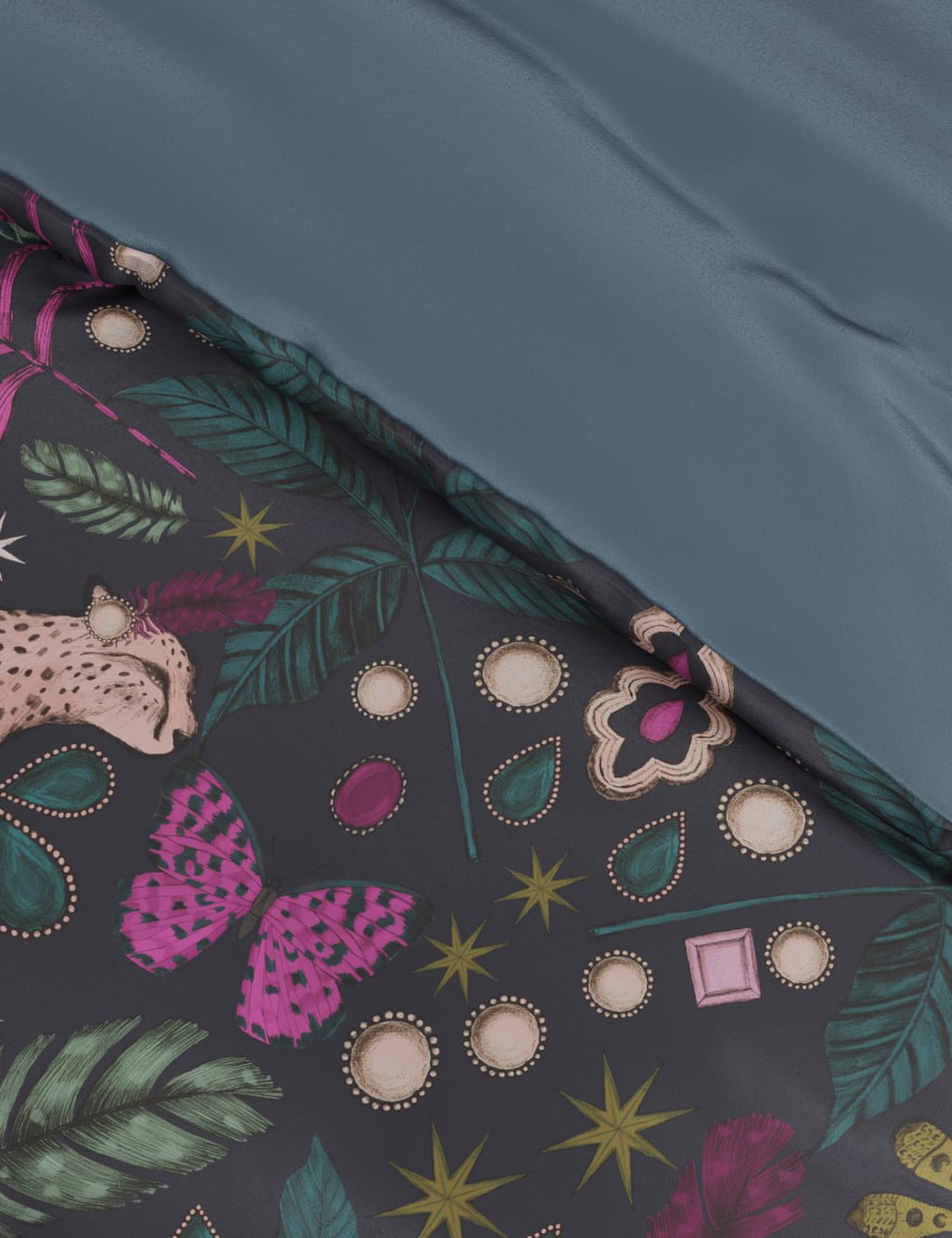Pure Cotton Cheetah Pom Pom Bedding Set image 2