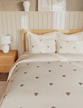 Pure Cotton Floral Embroidered Bedding Set