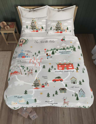 

Cotton Blend North Pole Bedding Set - Grey Mix, Grey Mix