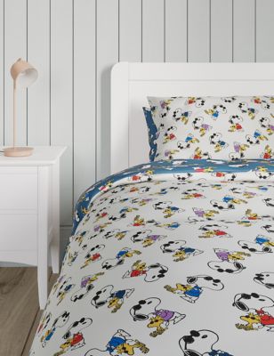 

M&S Collection Snoopy™ & Woodstock Pure Cotton Bedding Set - Navy Mix, Navy Mix
