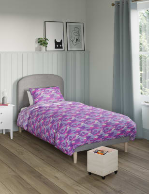 

M&S Collection Ropa de cama 100% algodón de camuflaje - Pink Mix, Pink Mix
