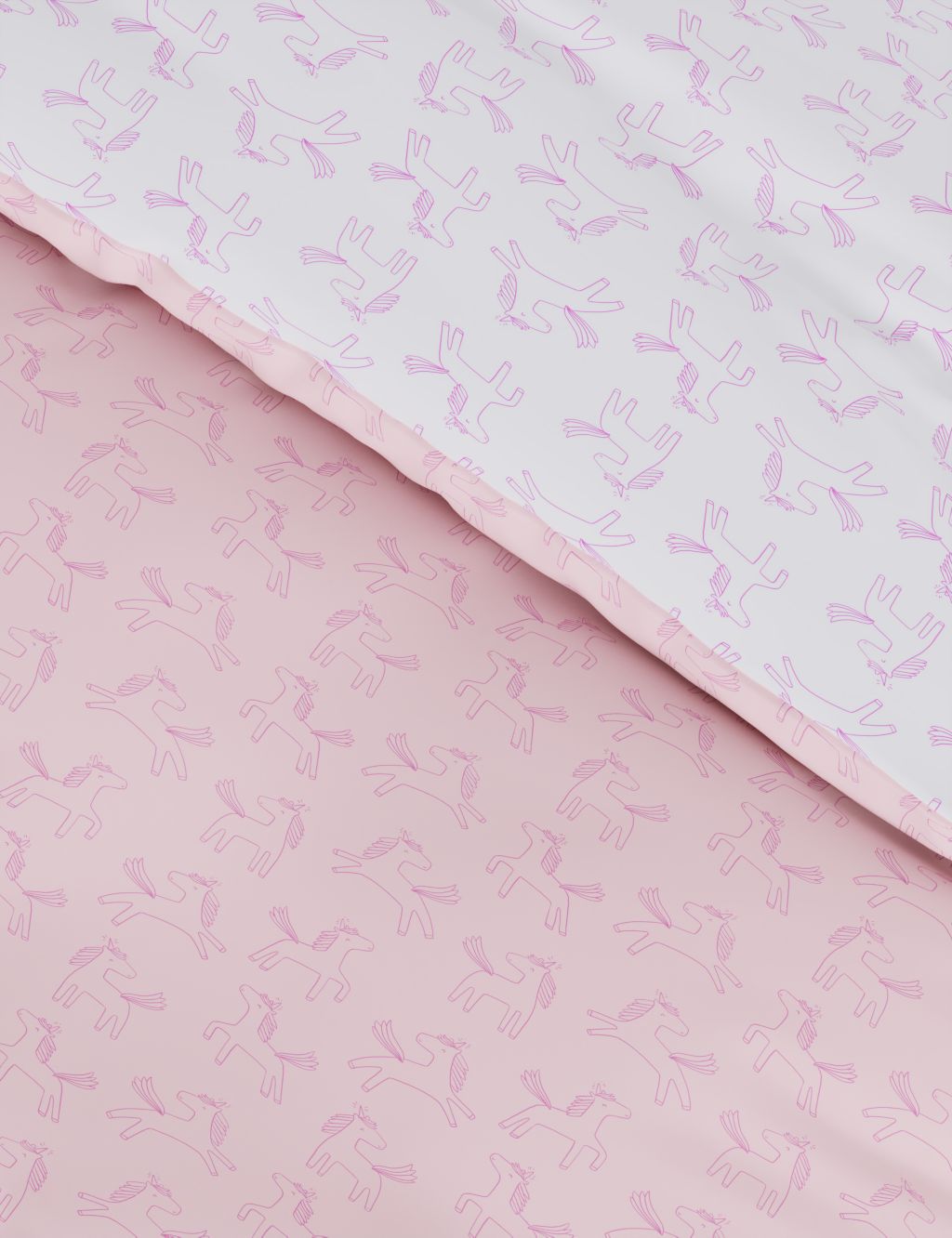 Unicorn 3D Cotton Blend Bedding Set image 2