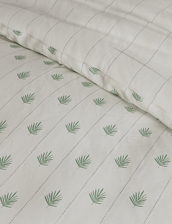 Cotton Blend Leaf Bedding Set - LK