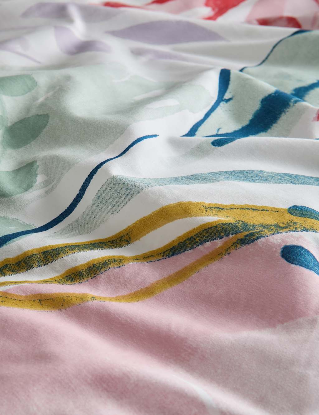 Pure Cotton Abstract Leaf Bedding Set image 3