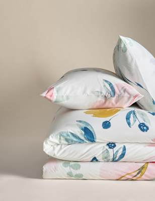 Pure Cotton Abstract Leaf Bedding Set - LK