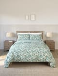 Cotton Blend Daisy Print Bedding Set