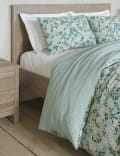 Cotton Blend Daisy Print Bedding Set