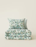 Cotton Blend Daisy Print Bedding Set