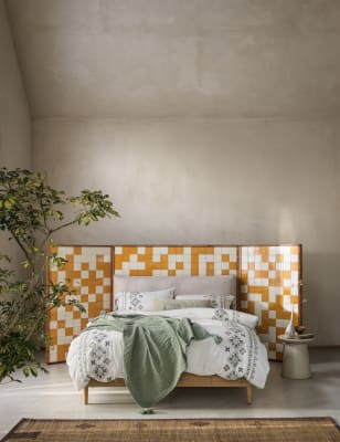 

M&S X Fired Earth Ropa de cama 100% algodón Acapulco Amaya - Multi, Multi