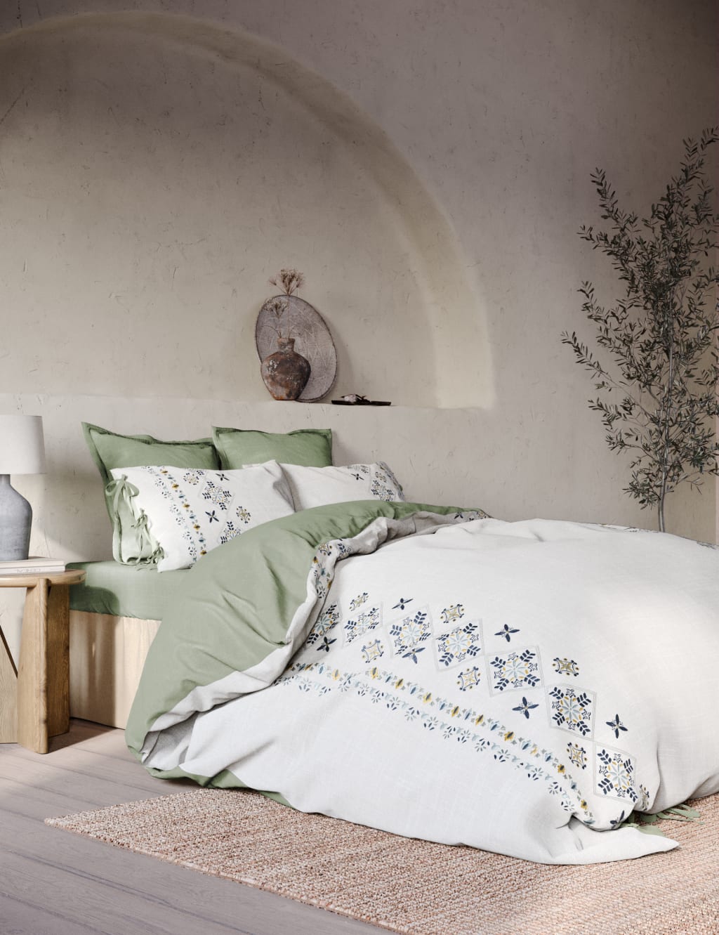 Acapulco Amaya Pure Cotton Bedding Set image 2