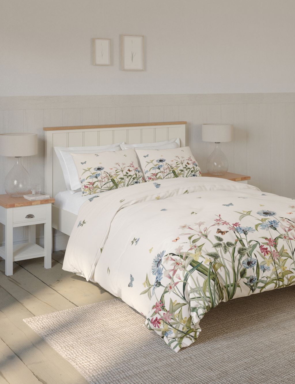 Pure Cotton Floral Bedding Set image 1