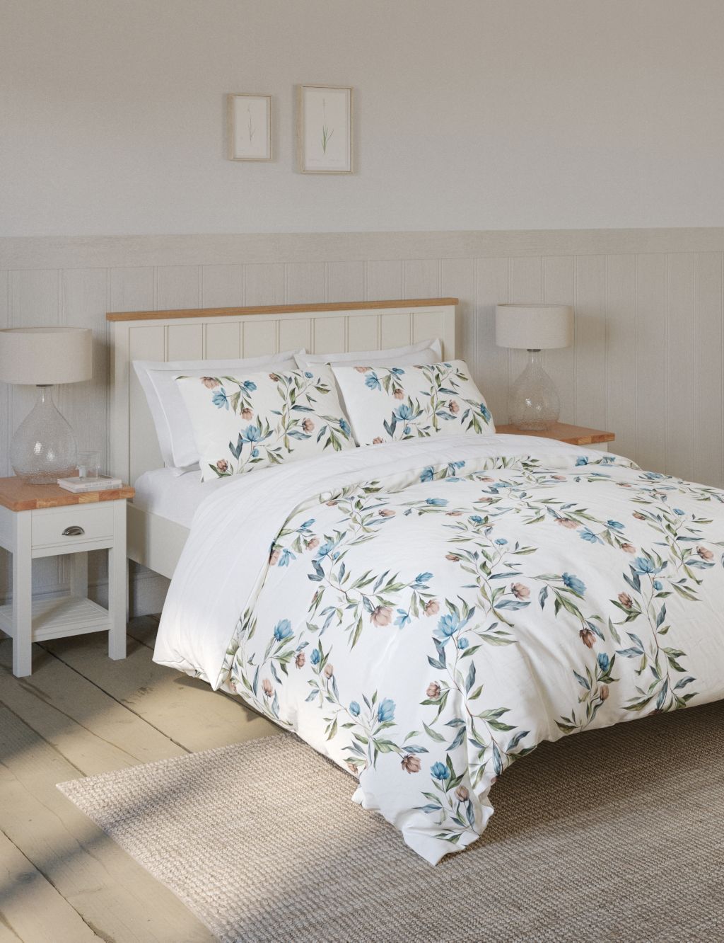 Pure Cotton Floral Bedding Set image 1
