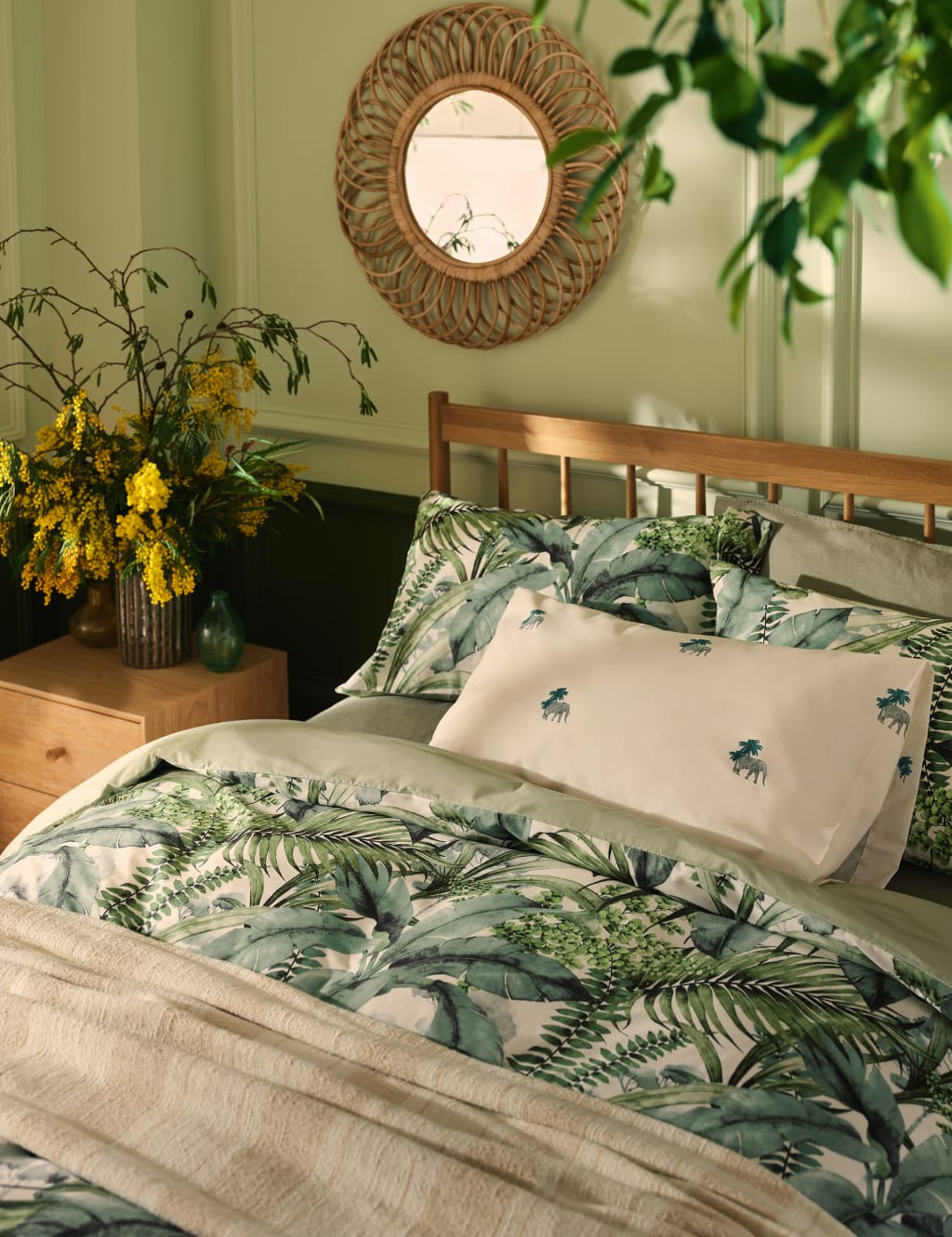 Cotton Blend Jungle Bedding Set image 5