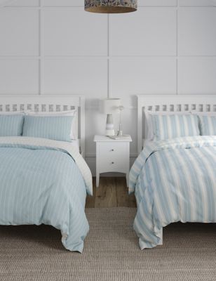 2pk Cotton Blend Striped Bedding Sets - NZ