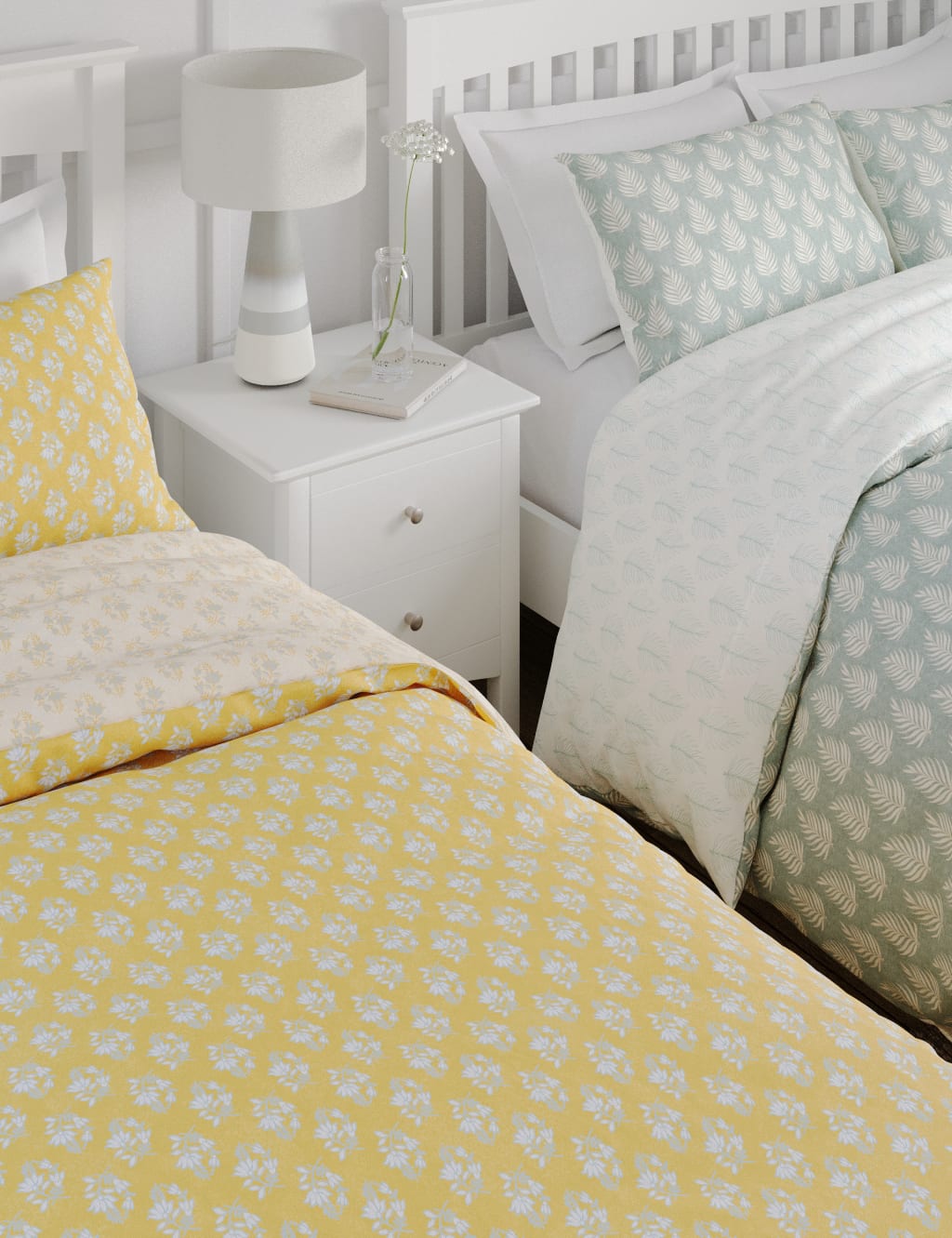 2 Pack Cotton Blend Foliage Bedding Sets image 2