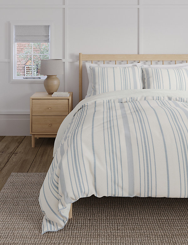 Pure Cotton Striped Bedding Set - NL