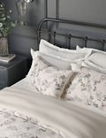 Ropa de cama de jacquard con diseño de abedules silvestres en flor