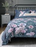 Ropa de cama satinada floral de estilo chino