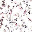 Pure Cotton Sateen Trailing Cherry Blossom Bedding Set - pinkmix