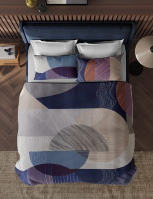 Pure Cotton Abstract Bedding Set - SA