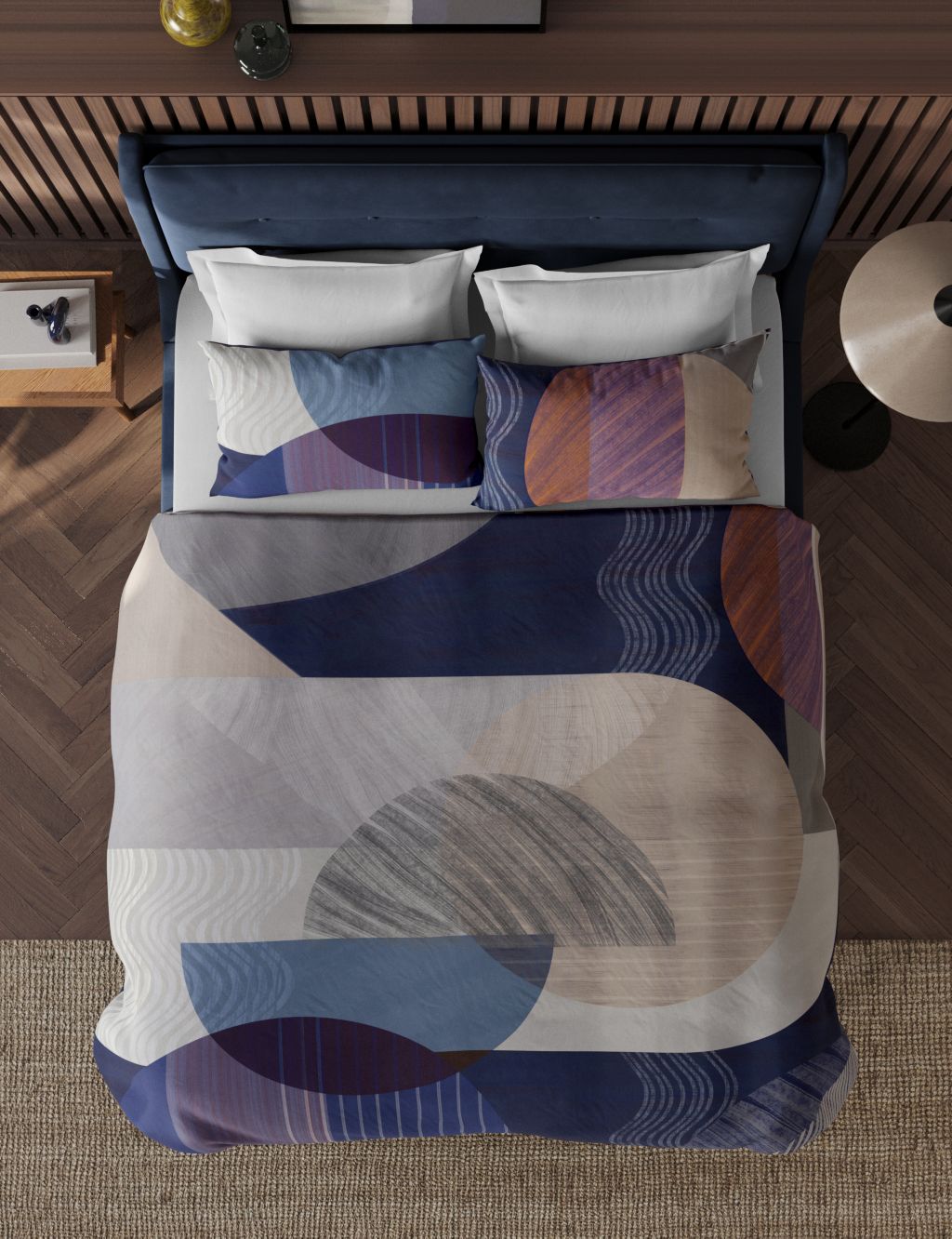 Pure Cotton Abstract Bedding Set image 1