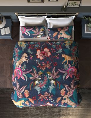 Pure Cotton Sateen Ornate Animal Bedding Set