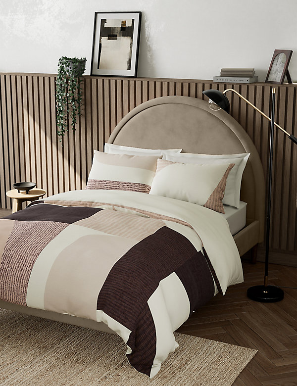 Pure Cotton Abstract Bedding Set - VN